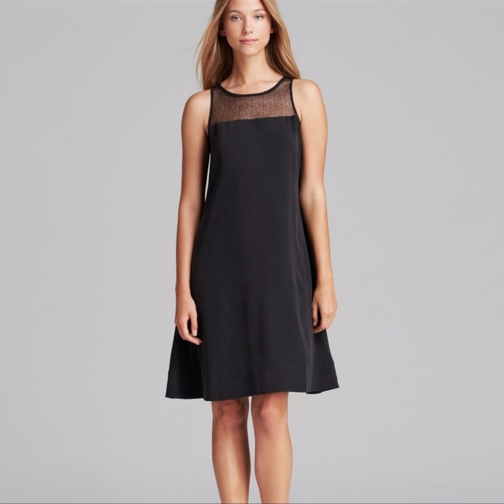 NWOT Eileen Fisher Silk Webbing Dress